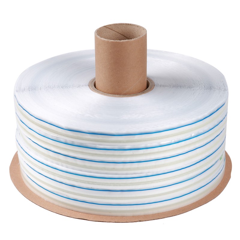 Bag Sealing Tape with Blue Line Printed HDPE Film